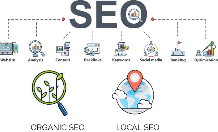 organic seo v local seo