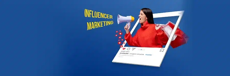 influencer marketing job concept