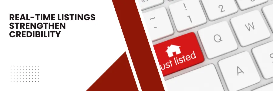 Real-Time Listings Strengthen Credibility
