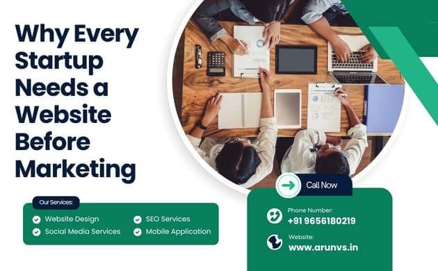 Why Every Startup Needs a Website Before Marketing